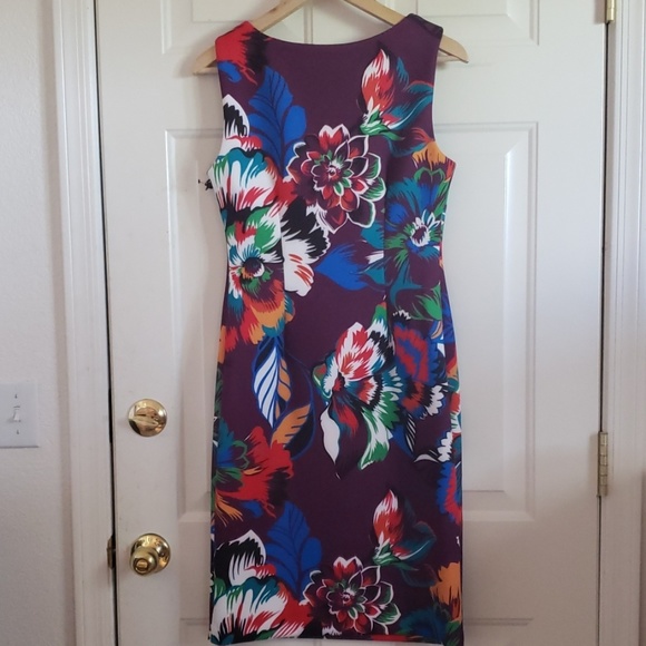Bright, floral, dress NWOT - Picture 2 of 3